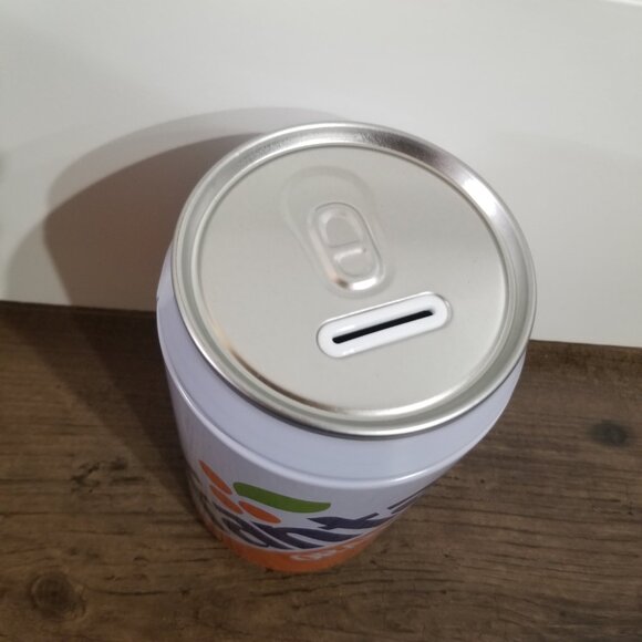 Large 8" Fanta Can Coin Bank (Coke, Coca Cola) - Picture 2 of 7